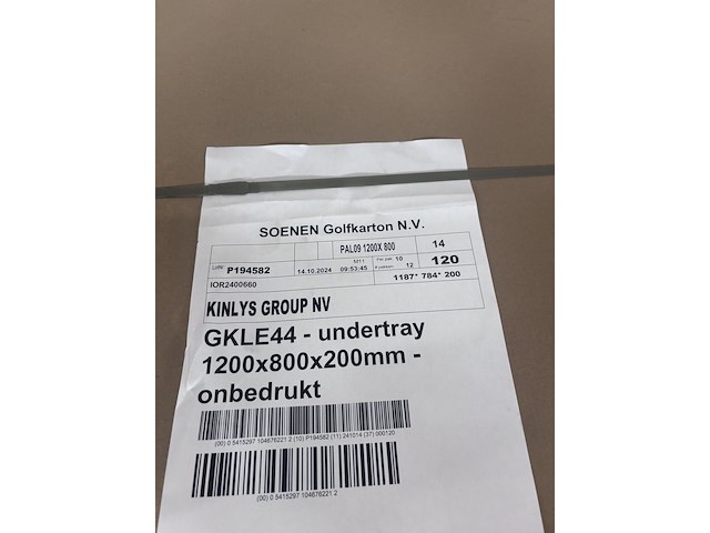 7x pallet diverse kartonnen dozen - afbeelding 11 van  12