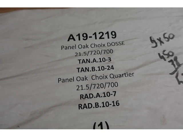 7x pallet panel oak - afbeelding 3 van  4