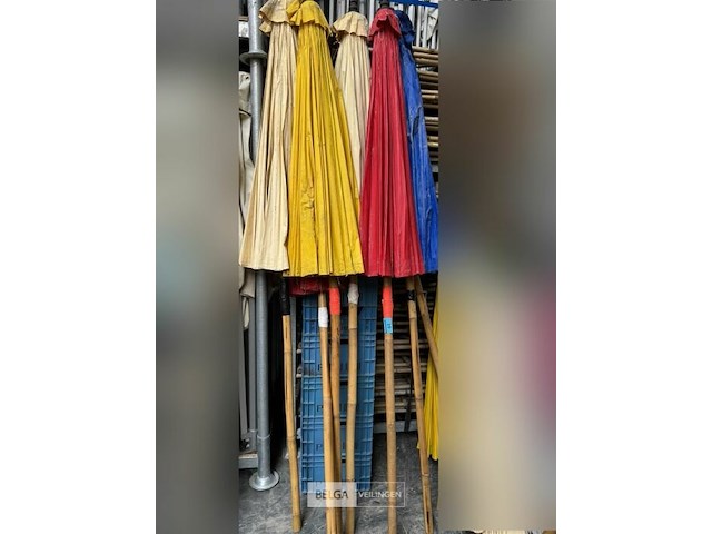 7x parasols div kleuren ø 225 cm - afbeelding 1 van  2