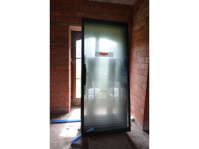 7x pivoterende stalen deur met glas - afbeelding 2 van  3