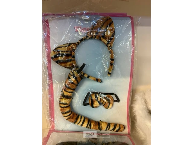 ± 7x tiger + cat set - afbeelding 2 van  3