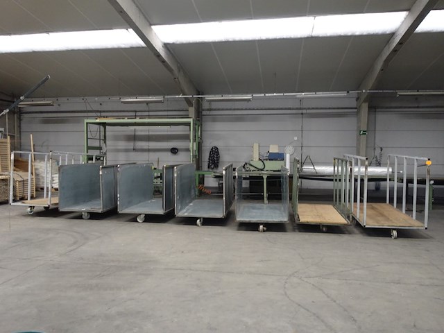 7x transportkar op wielen - afbeelding 1 van  6