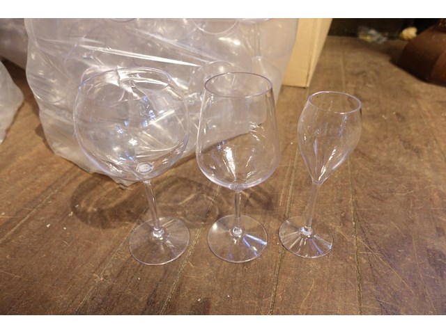 7x zak plastic bekers - afbeelding 3 van  3