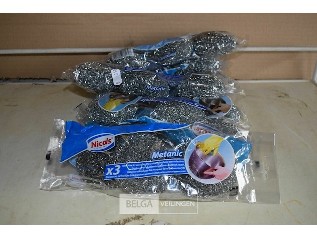 7x3st metanic sponsjes - afbeelding 1 van  2