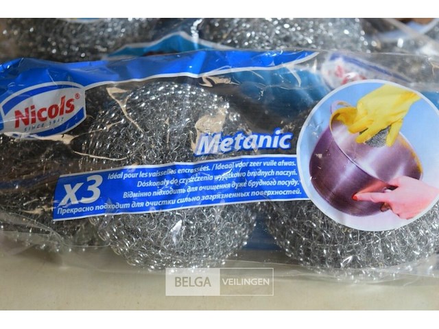 7x3st metanic sponsjes - afbeelding 2 van  2