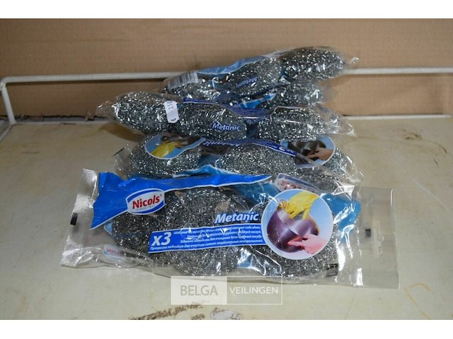 7x3st metanic sponsjes - afbeelding 1 van  2