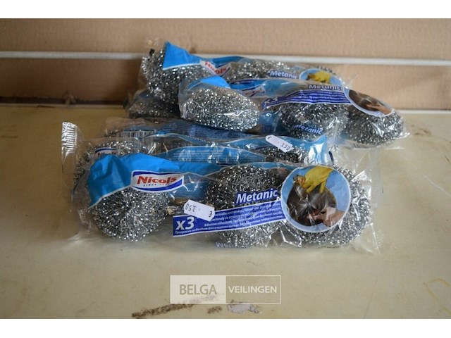 7x3st metanic sponsjes - afbeelding 1 van  2