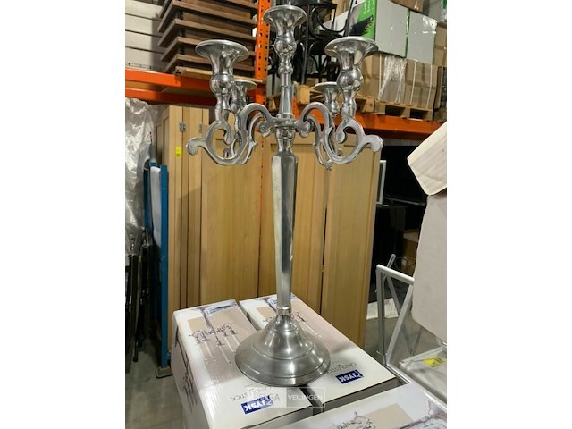 8 alu kandelaars - afbeelding 1 van  3