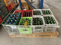 8 bakken diverse frisdranken, vol