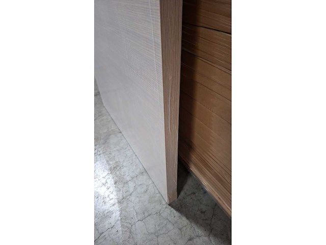 8 binnendeuren – melamine afwerking eik wit – enkel deurblad - afbeelding 3 van  3