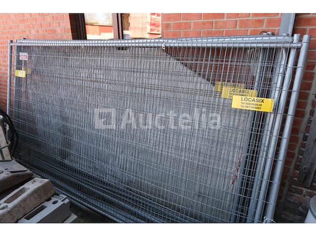 8 bouwbarrières van het type 'heras' - afbeelding 4 van  7