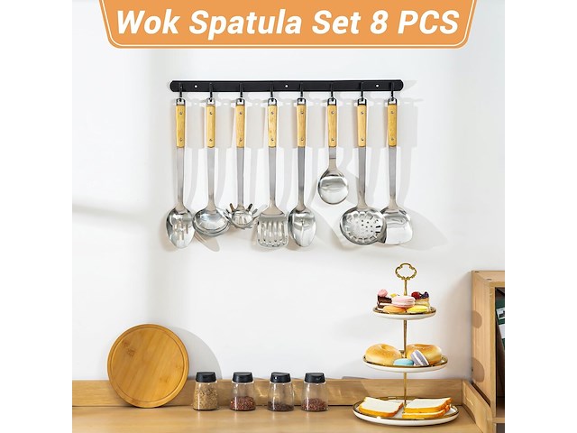 8-delige koekenpangereedschapsset - afbeelding 2 van  4