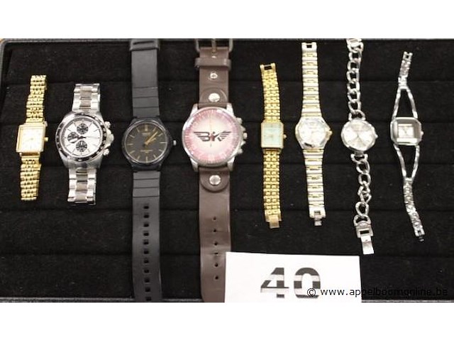 8 div horloges w.o. casio, fossil, anne klein, westfiled enz - afbeelding 1 van  4