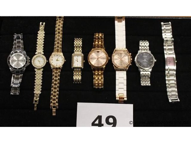 8 div horloges w.o. fossil, monda - afbeelding 1 van  4
