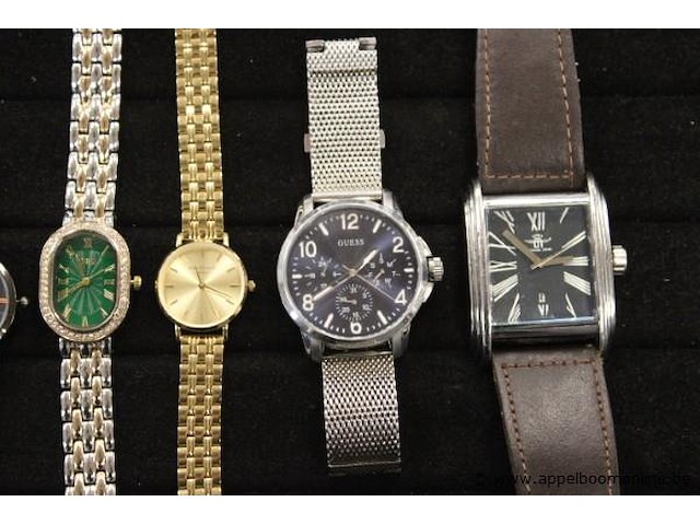 8 div horloges w.o. guess, orient, armani enz - afbeelding 3 van  3