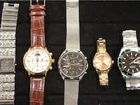 8 div horloges w.o. hilfiger, festina, guess enz - afbeelding 2 van  3