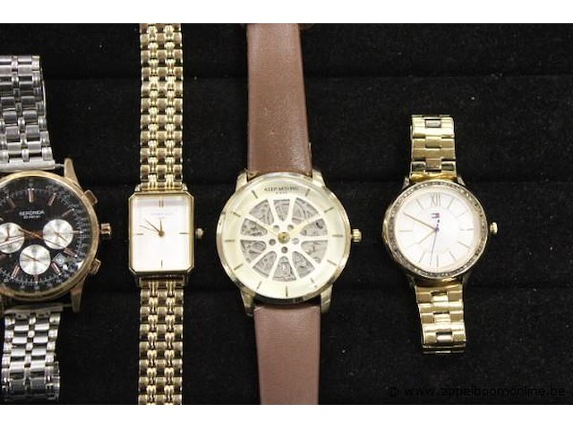 8 div horloges w.o. timex, edward, sekondo, rosefield, hilfiger enz - afbeelding 4 van  4
