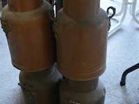 8 div kannen geel en rood koper - afbeelding 4 van  5