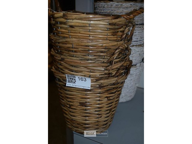 8 div rieten mandjes - afbeelding 2 van  3