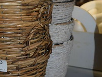 8 div rieten mandjes - afbeelding 3 van  3