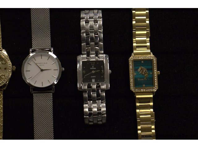 8 diverse horloges wo citizen, rodania, rosefield, guess enz - afbeelding 4 van  4