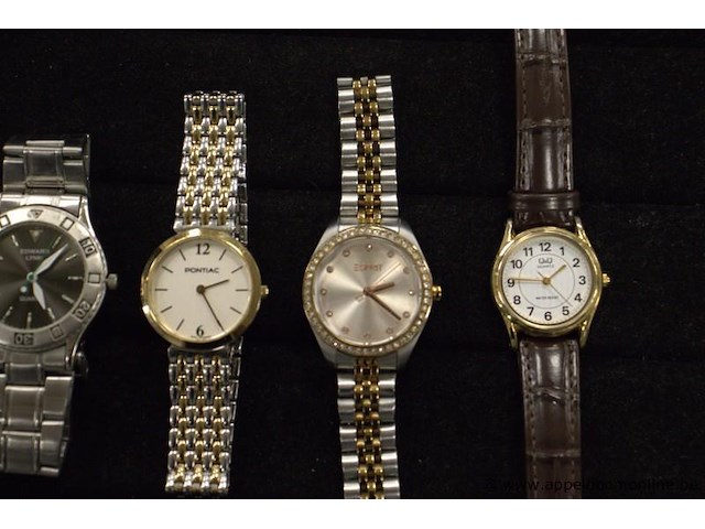 8 diverse horloges wo empario; van heusden, pontiac, hilfinger, edward lynn - afbeelding 4 van  4