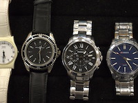 8 diverse horloges wo foddil, curren, q&q, marea, superdry enz - afbeelding 2 van  4