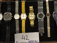 8 diverse horloges wo marea, oozoo, festina, pulsar, guess, festina