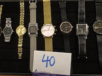 8 diverse horloges wo q&q, liu jo, rotary, hamilton enz - afbeelding 1 van  4