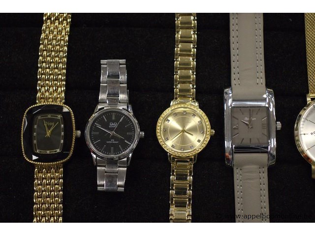 8 diverse horloges wo q&q, liu jo, rotary, hamilton enz - afbeelding 2 van  4