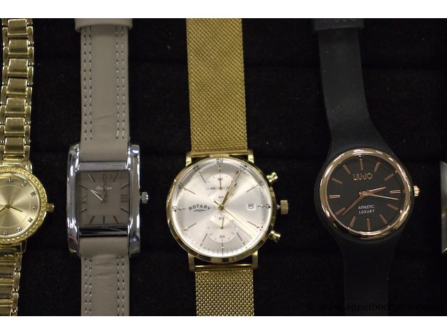 8 diverse horloges wo q&q, liu jo, rotary, hamilton enz - afbeelding 3 van  4