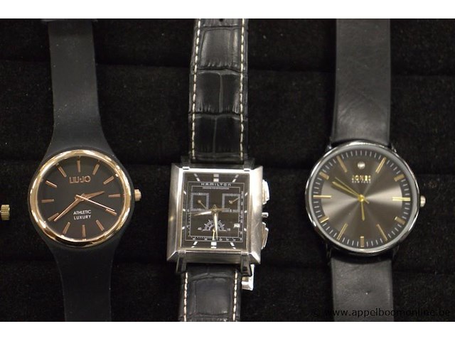 8 diverse horloges wo q&q, liu jo, rotary, hamilton enz - afbeelding 4 van  4