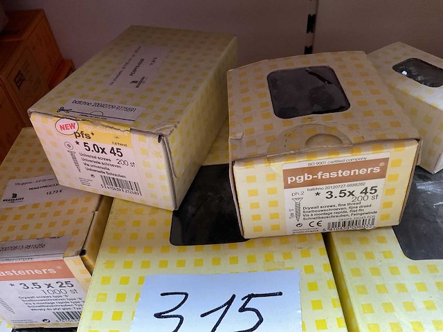 8 dozen gipsplaat schroeven - afbeelding 4 van  7