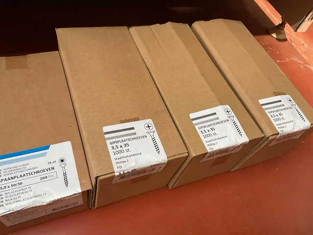 8 dozen hout en gipsplaat schroeven - afbeelding 3 van  5