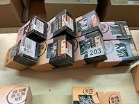 8 dozen hout schroeven deels inox