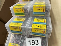 8 dozen hout schroeven met bits - afbeelding 3 van  6