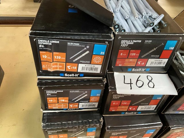 8 dozen houtschroeven en slag pluggen - afbeelding 4 van  7