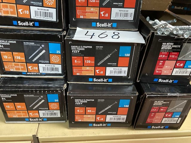 8 dozen houtschroeven en slag pluggen - afbeelding 5 van  7