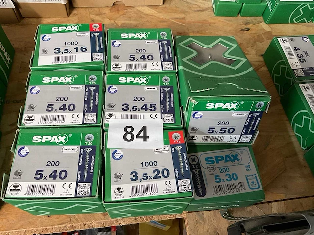 8 dozen houtschroeven - afbeelding 1 van  6