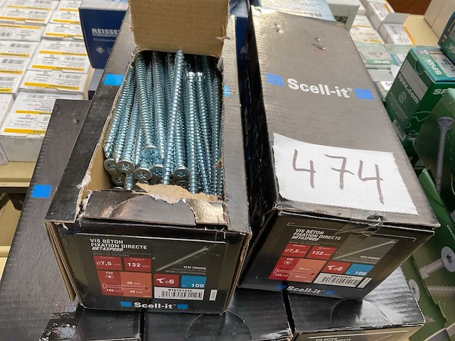 8 dozen houtschroeven - afbeelding 2 van  5