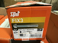 ± 8 dozen keilbouten spit fix3 - afbeelding 2 van  2