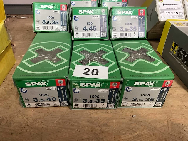 8 dozen spax houtschroeven - afbeelding 2 van  6