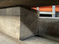 8 eiken houten balken - afbeelding 6 van  7