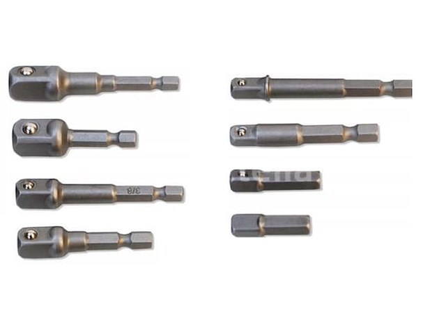8 falon-tech schroevendraaier-dopadapters - afbeelding 1 van  1
