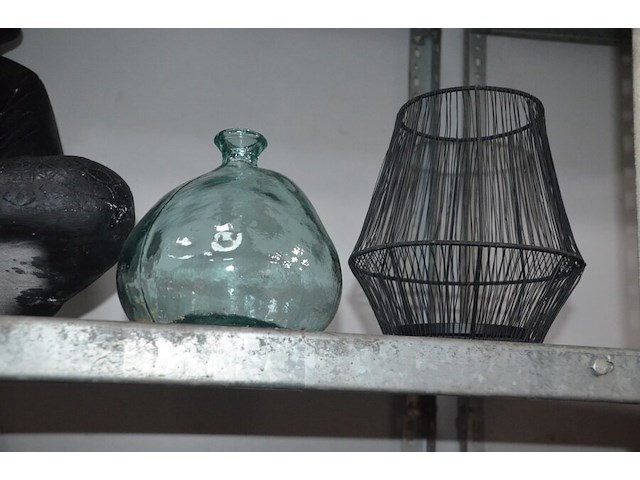 8 flessen diverse drank, pvc boedhabeeld, windlicht, theelichthouder, vaas - afbeelding 4 van  7