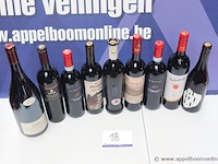 8 flessen diverse rode wijn - afbeelding 1 van  3
