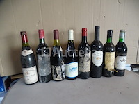 8 flessen rode wijn 1980, .., 2004 (zie foto's) - afbeelding 3 van  11