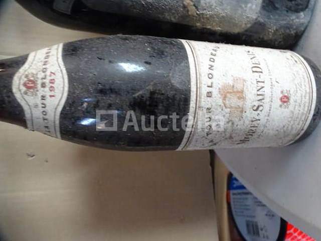 8 flessen rode wijn 1980, .., 2004 (zie foto's) - afbeelding 4 van  11