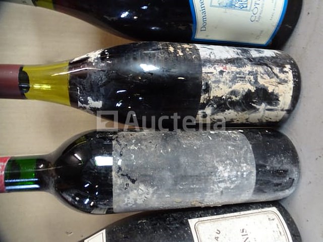 8 flessen rode wijn 1980, .., 2004 (zie foto's) - afbeelding 5 van  11