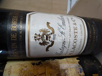 8 flessen rode wijn 1980, .., 2004 (zie foto's) - afbeelding 10 van  11